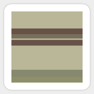 A particular blend of Quincy, Grey Brown, Brown Grey, Sage and Artichoke stripes. Sticker